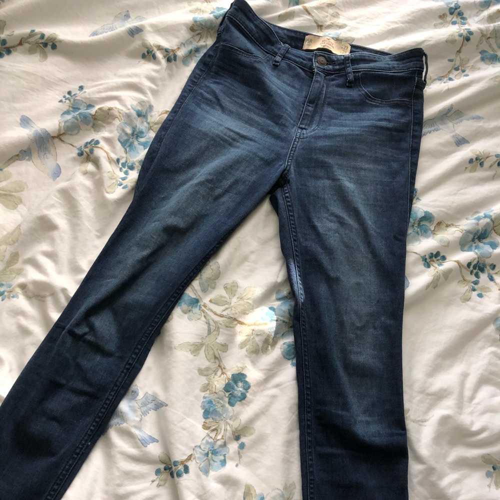 Navy jeggings
